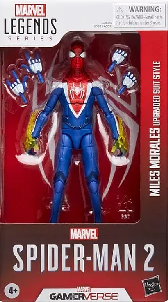 MARVEL LEGENDS SPIDER-MAN 2 GAMERVERSE ACTION FIGURE MILES MORALES (UPGRADED SUIT STYLE) 15 CM